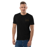 For Gamers - Herren-Team-Evolution-T-Shirt aus Bio-Baumwolle mit Stick